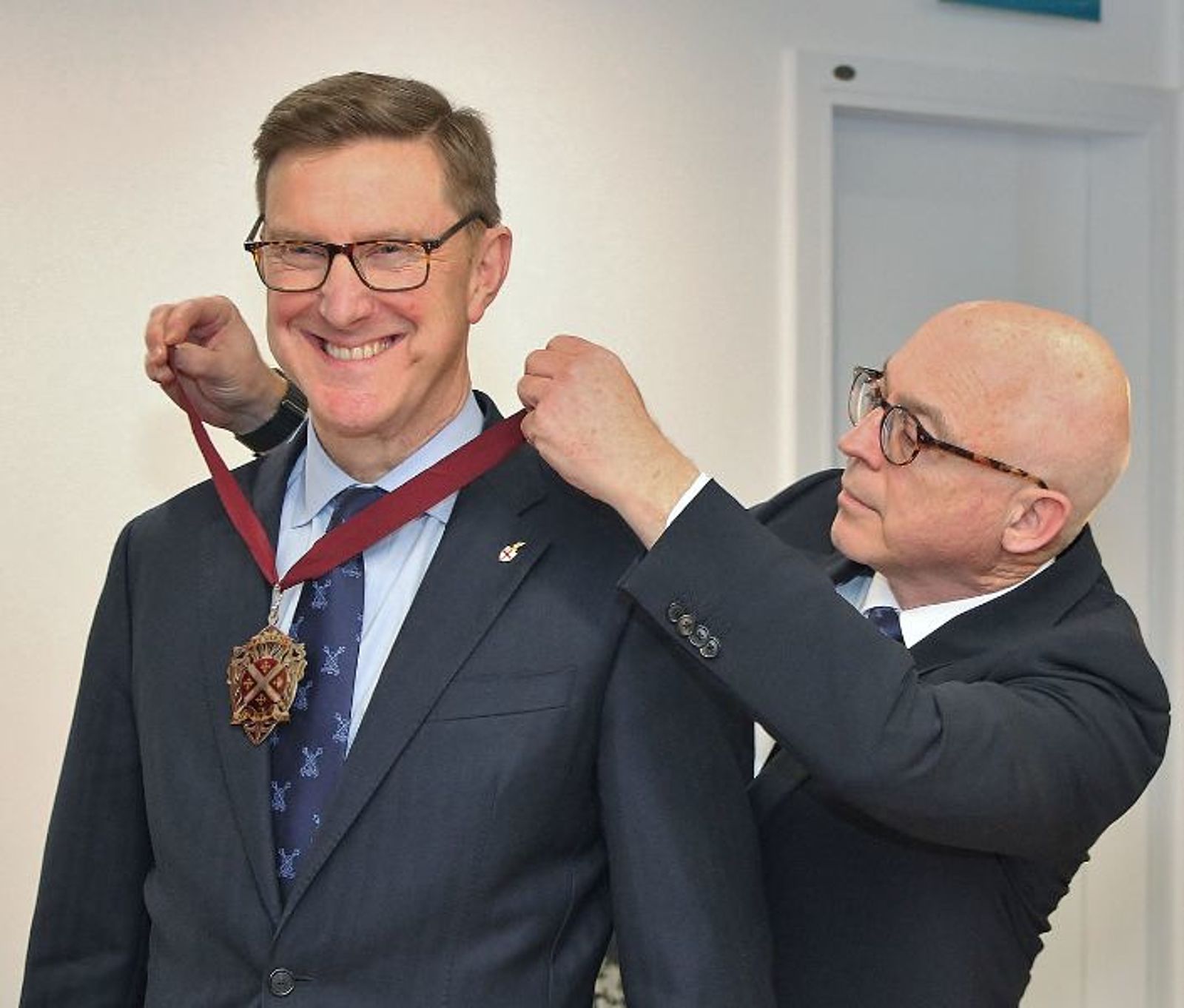 Installation as President of the Ward of Cheap Club by the outgoing President Mark Magnacca