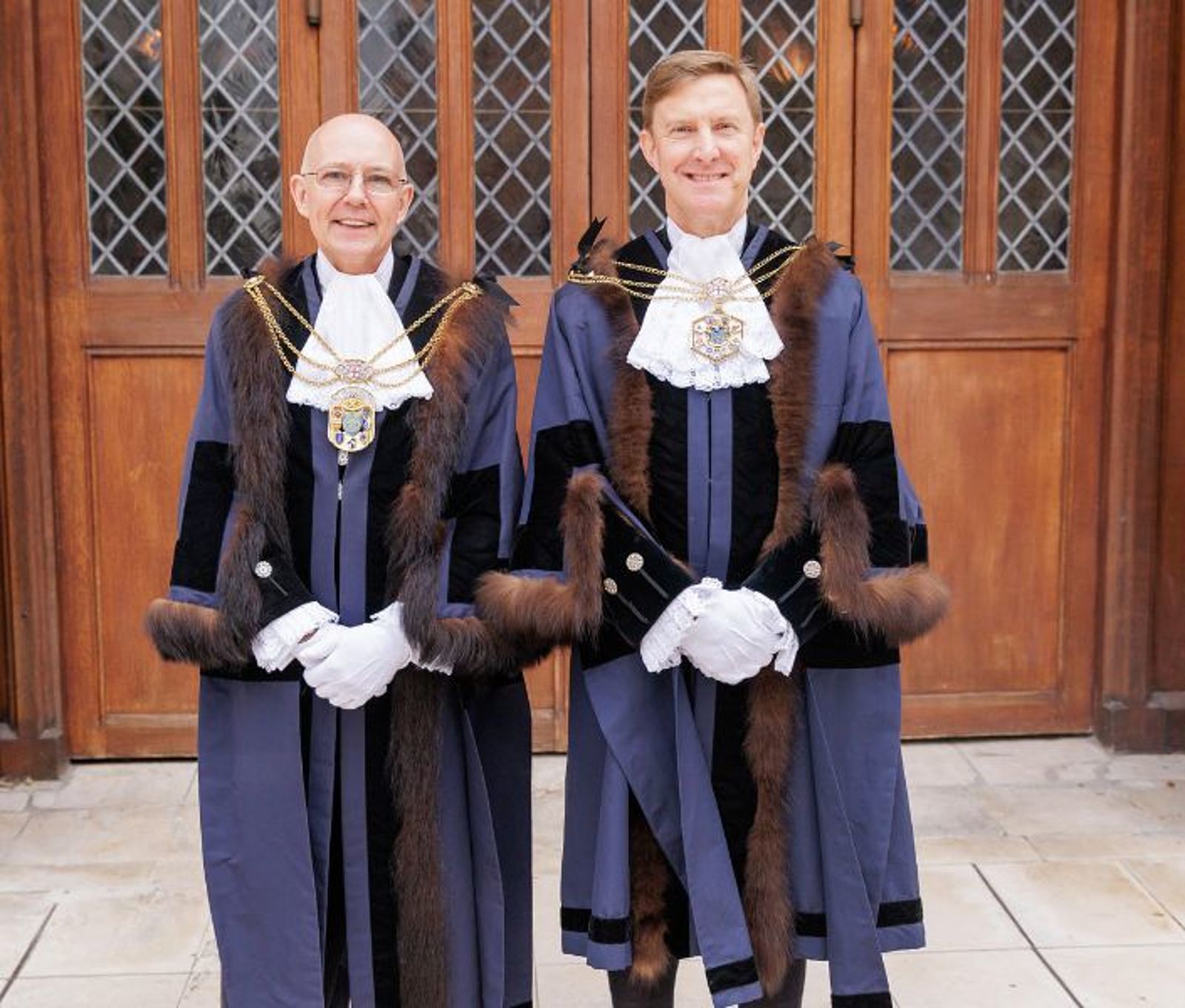 Sheriff and Deputy Keith Bottomley and Alderman and Sheriff Robert Hughes-Penney