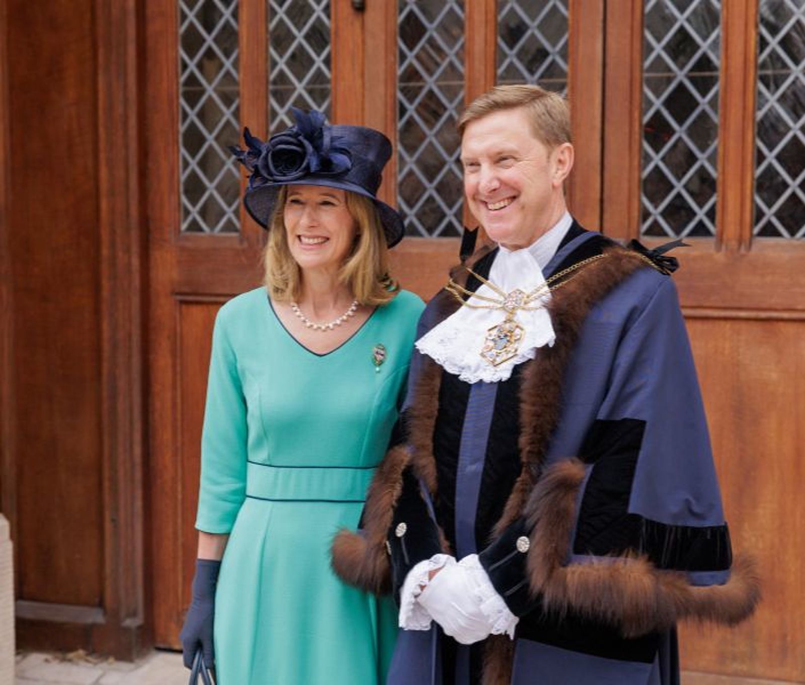  Alderman and Sheriff Robert Hughes-Penney with his wife, Elspeth Hughes-Penney.