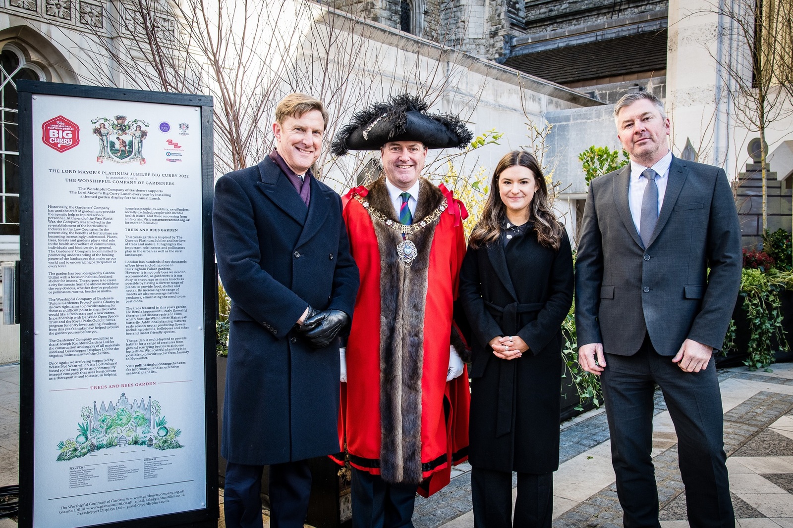 Launching the Commemorative Garden for the Lord Mayor’s Platinum Jubilee Big Curry Lunch